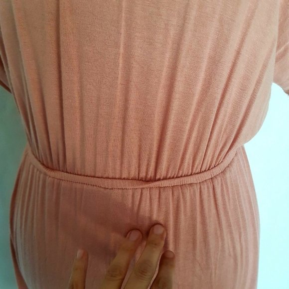 Sopranos Dress Size Medium Size M  Pink Embroidery Stretched Short Sleeve Womens - Picture 4 of 12